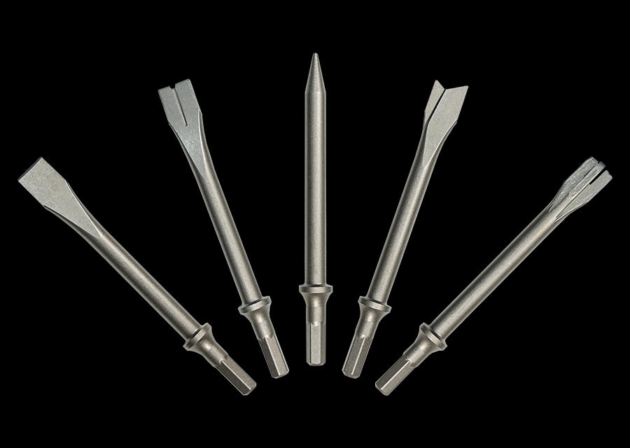 M7 Power-Werkzeuge - 6-Kant Meißel-Set - 5  tlg. SC425