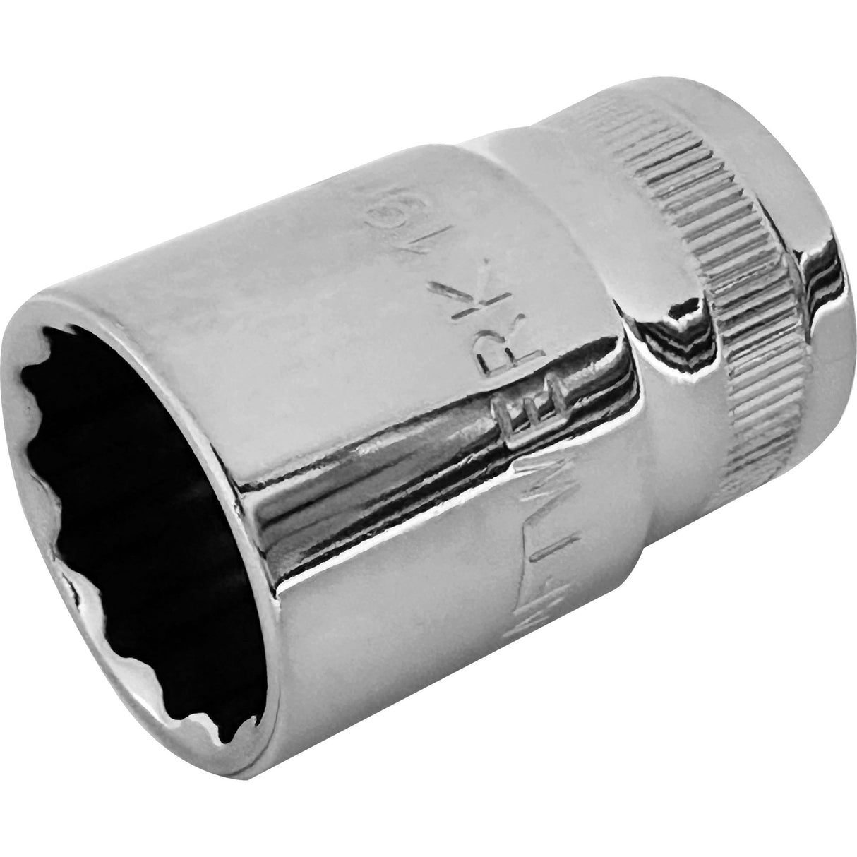 KRAFTWERK 38 mm 19 PRO LINE 1/2" Steckschlüsseleinsatz Aussen Doppel-Sechskant, 12-kant, lang, - KW-302.202.211