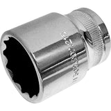 Kraftwerk PRO LINE 1/2" Steckschlüsseleinsatz Aussen Doppel-Sechskant, 12-kant, 38 mm lang, 23 mm