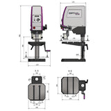 OPTIMUM Tischbohrmaschine OPTIdrill DX 15V SM-3020155