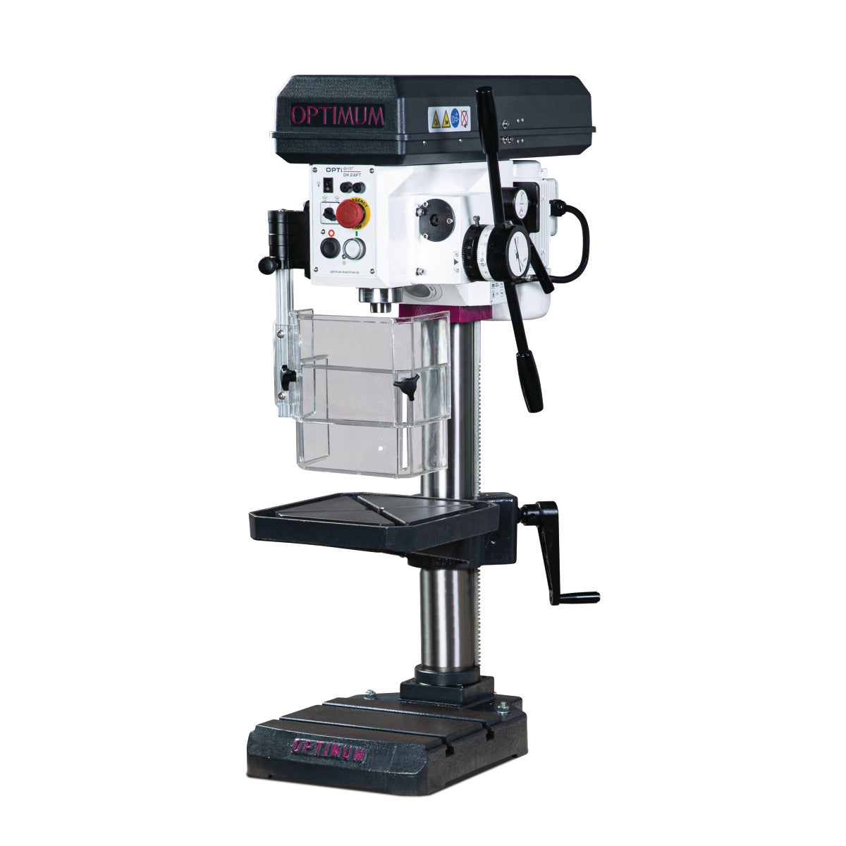 Optimum Tischbohrmaschine OPTIdrill DH 24FT Aktions-Set inkl. Maschinenschraubstock - SM-3020244SET