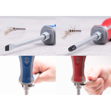 KING TONY Profi-Werkzeuge - Schlitz- und PHILLIPS®-Schraubendreherset, Heavy Duty - 6 tlg. 30206MR