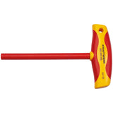 Kraftwerk VDE Elektriker Steckschlüssel mit T-Griff Aussen Sechskant 4 mm
