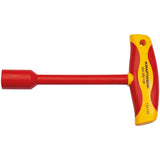 Kraftwerk VDE Elektriker Steckschlüssel mit T-Griff Aussen Sechskant 13 mm