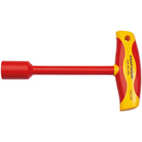 Kraftwerk VDE Elektriker Steckschlüssel mit T-Griff Aussen Sechskant 14 mm