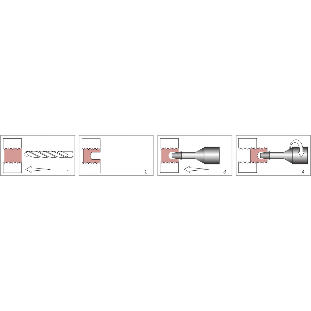KRAFTWERK PRO LINE 3/8" Bolzenausdreher 8 mm - KW-3057-08