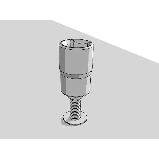 Kraftwerk PRO LINE 1/2" Spiralnutenausdreher, Ausdreh-Steckschlüsseleinsatz 14 mm