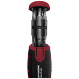 Kraftwerk BASIC LINE 1/4" Ratschen-Schraubendreher mit Bit-Aufsätzen 12 in 1, 13-tlg