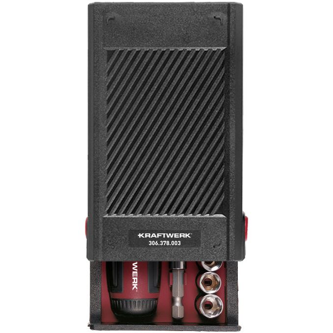 Kraftwerk PRO LINE 1/4" Ratschen-Schraubendreher Bit Box, 25-tlg
