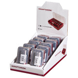 Kraftwerk BASIC LINE 1/4" Ratschen-Schraubendreher für Bits und Steckschlüsselaufsätze, 2 in 1 Doppelfunktion, Verkausdisplay mit 10 Stk
