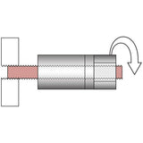 Kraftwerk PRO LINE 1/2" Bolzenausdreher 6 mm