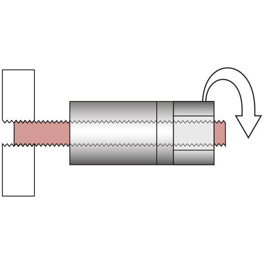 Kraftwerk PRO LINE 1/2" Bolzenausdreher 12 mm