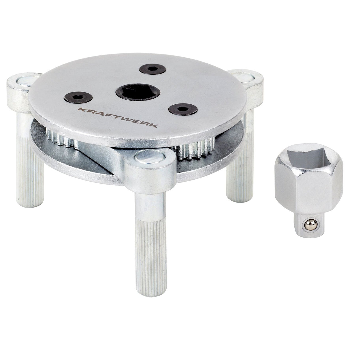 Kraftwerk 3/8" + 1/2" Selbstarretierender Ölfilterschlüssel, 80 - 120 mm