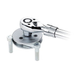 Kraftwerk 3/8" + 1/2" Selbstarretierender Ölfilterschlüssel, 80 - 120 mm