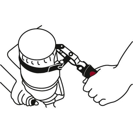 Kraftwerk PRO LINE Ölfilter-Bandschlüssel, 95 - 111 mm