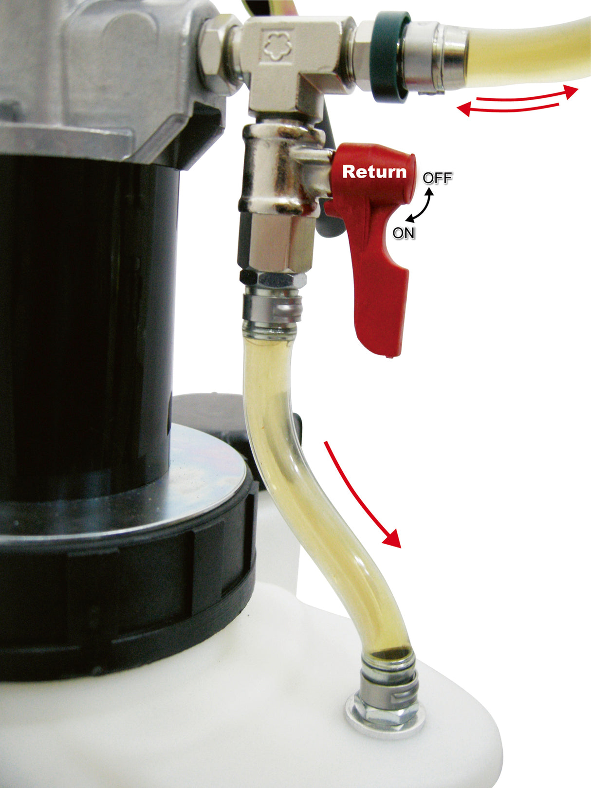 Kraftwerk Öl-Einfüllgerät 7.5 l mit 8 Adaptern, 9-tlg.