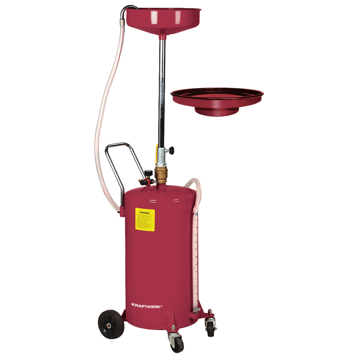KRAFTWERK Ölauffanggerät mobil – 68 l Volumen mit 600 mm Auffangwanne - KW-30657-T