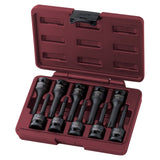 Kraftwerk 1/2" RIBE-Schlag-Steckschlüssel-Satz, lange Ausführung, 10-tlg