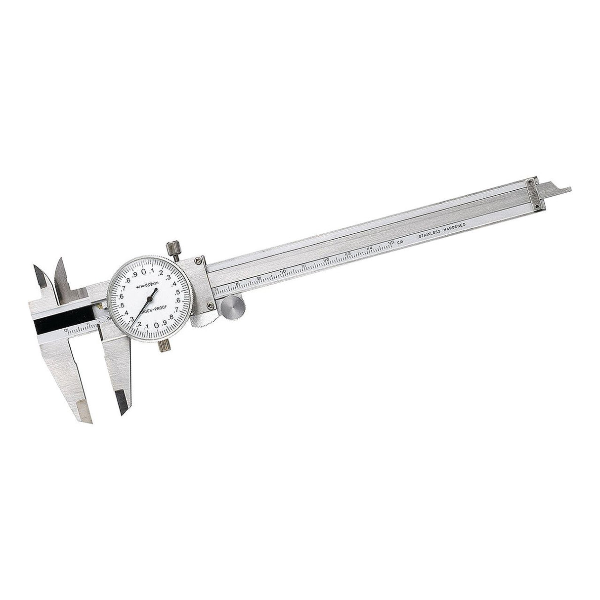 BERNARDO Messschieber – Modell Taschenmessschieber mit Rundskala 150 mm / 0,02 mm