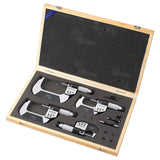 BERNARDO Bügelmessschraube – Modell Digital-Bügelmessschraube 4-tlg.