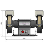 OPTIMUM Doppelschleifmaschine OPTIgrind GU 30 SM-3101530