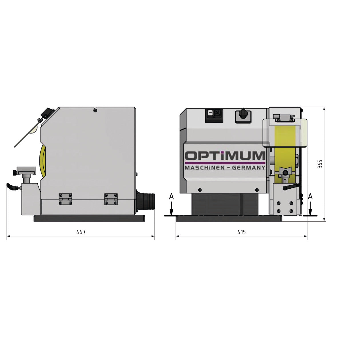 OPTIMUM Bürstenentgrater OPTIgrind GB 250B SM-3101670