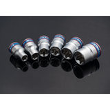 KING TONY Profi-Werkzeuge - 3/8" TORX® Steckschlüssel-Set, Steckleiste - 6 tlg. 3106PR