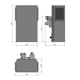 Optimum Maschinenunterbau mit Absaugung GU 2 - SM-3107115