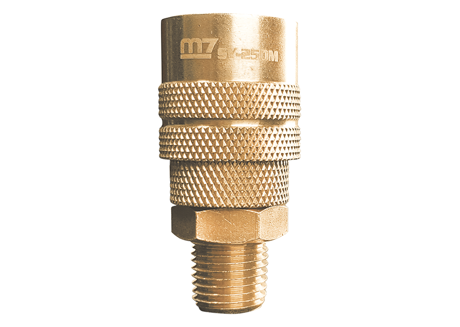 M7 Power-Werkzeuge - 1/4" Druckluft-Kupplung mit Außengewinde SY250MD