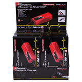 Kraftwerk Batterie-Ladegerät 6 / 12 V, Verkaufsdisplay mit 6 Stk