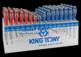 KING TONY Profi-Werkzeuge - Schraubendreher-Verkaufsdisplay - 96 tlg. 31416MR