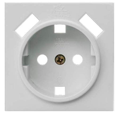 ASLO 230 V USB Schuko Steckdose mit 2 x USB Aluminium RAL 9006 - 10 Stück - ASE202023ALC - 12,95€/Stk.