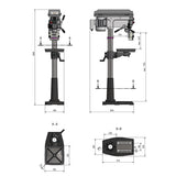 Optimum Säulenbohrmaschine OPTIdrill DQ 32 - SM-3191049