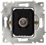 ASLO Phasenanschnittdimmer Drehdimmer 230V, 600 W CE/RoHS - Dimmer komplett Set RAL 9006 ALU - 8 Stück - 17,95€/Stk.