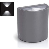 ASLO 6000K Moderne LED Design Außenleuchte Outdoor LED 2x5W - LED Outdoor Wandleuchte - ASAL2X560