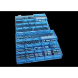 KING TONY Profi-Werkzeuge - Verkaufsdisplay für 1/4" Steckschlüssel, Zoll - 200 tlg. 9301001MR