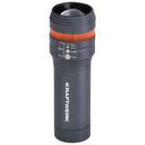 Kraftwerk Aluminium Taschenlampe mit Zoomfunktion