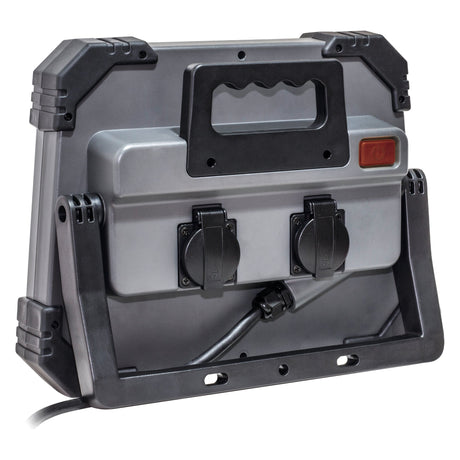 Kraftwerk LED-Arbeitsleuchte T5000, 2 Typ E SCHUKO-Steckdosen