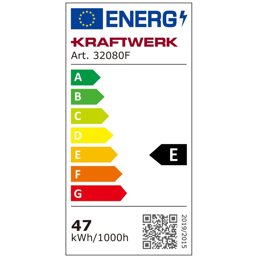 Kraftwerk LED-Arbeitsleuchte T5000, 2 Typ E SCHUKO-Steckdosen