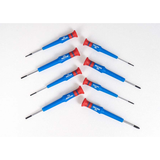KING TONY Profi-Werkzeuge - Schlitz- und PHILLIPS®-Präzisions-Schraubendreher-Set - 8 tlg. 32108MR