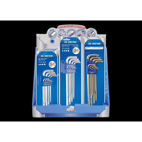 KING TONY Profi-Werkzeuge - Verkaufsdisplay Schlüsselset PRTCMDIV12