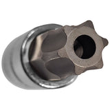 Kraftwerk PRO LINE 1/2" Schraubendreher-Steckschlüsseleinsatz Innen TX, TORX mit Bohrung, 70 mm lang, TS80