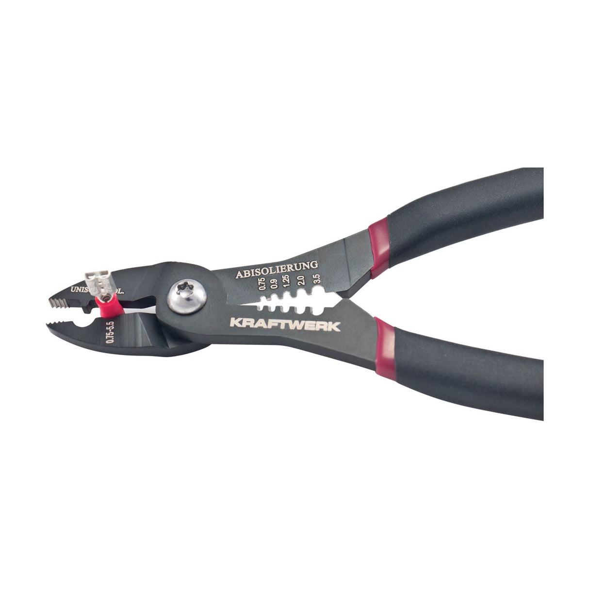 Kraftwerk Mini-Kombi-Abisolier- und Kabelschuhzange