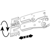 Kraftwerk Schnellwechsel-Ratschen-Hebel-Crimpzange