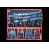 KING TONY Profi-Werkzeuge - Sprengringzangen-Set mit konischen Spitzen - 4 tlg. 42154GP