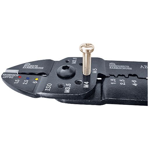 Kraftwerk Ergokraft 5-in-1 Abisolier- und Kabelschuhzange