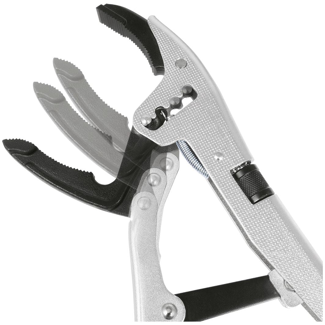 Kraftwerk PRO LINE Gripzange mit flachem Bogen, 250 mm