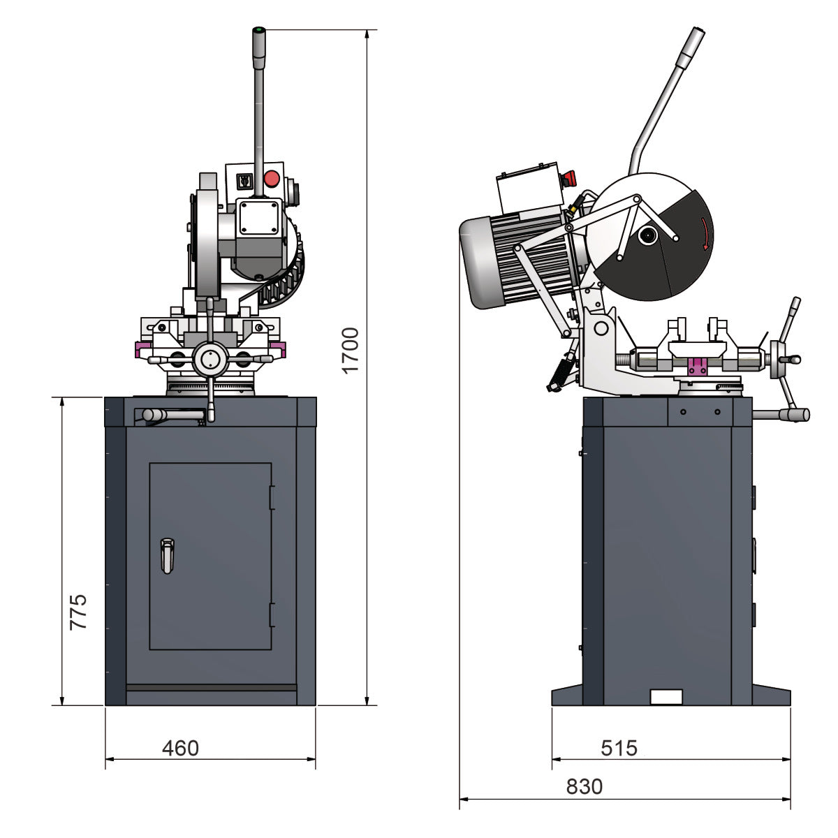 Optimum Manuelle Metallkreissägen OPTIsaw CS 275 - SM-3302275