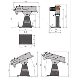Optimum OPTIgrind Bandschleifmaschine GBS 150 - Art. 3321160