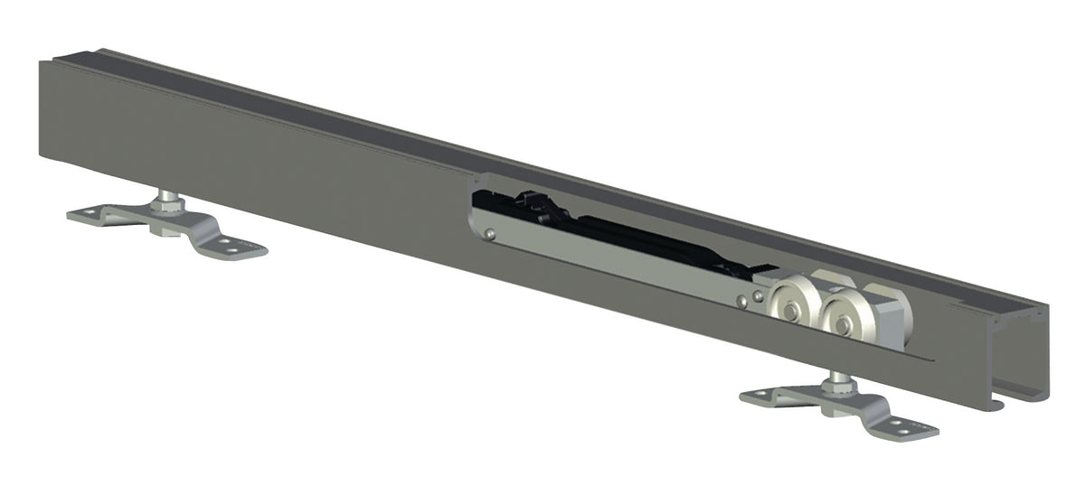 GEZE Perlan 140 SoftStop 80 kg EV 1 Erweiterungs-Set 575-900 mm – Einzugsdämpfung für Schiebetüren